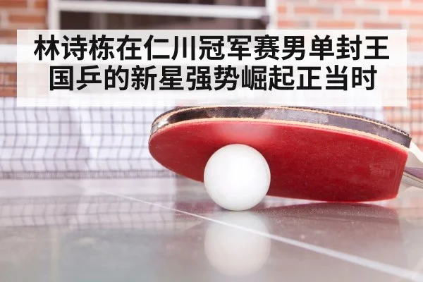林诗栋在仁川冠军赛男单封王 国乒的新星强势崛起正当时